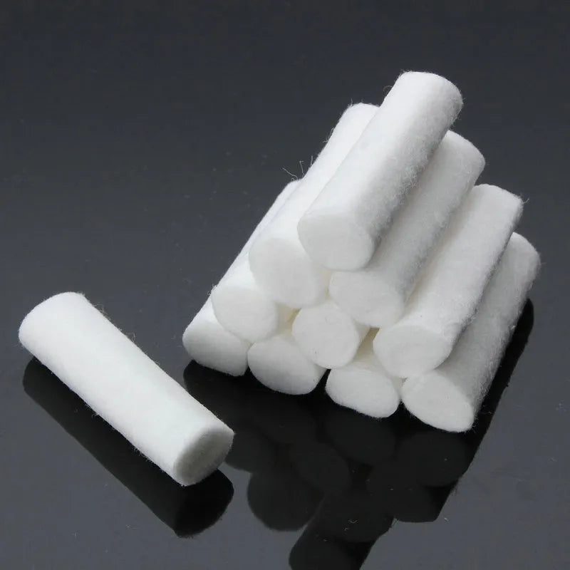 Rolos de algodão