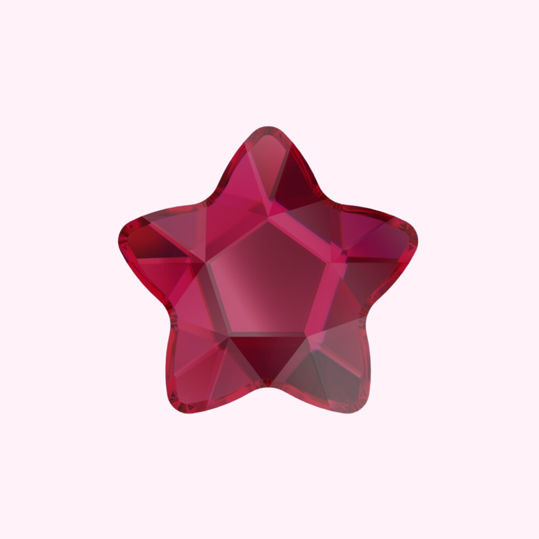 Cristal Swarovski® - Starflower Scarlet