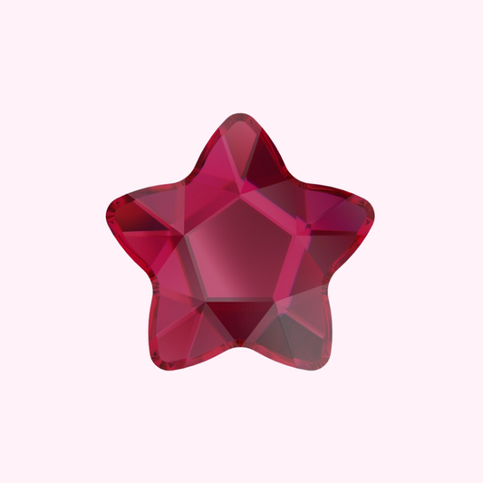 Cristal Swarovski® - Starflower Scarlet