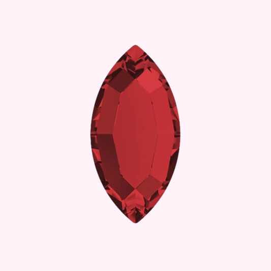 Cristal Swarovski® - Navette Scarlet