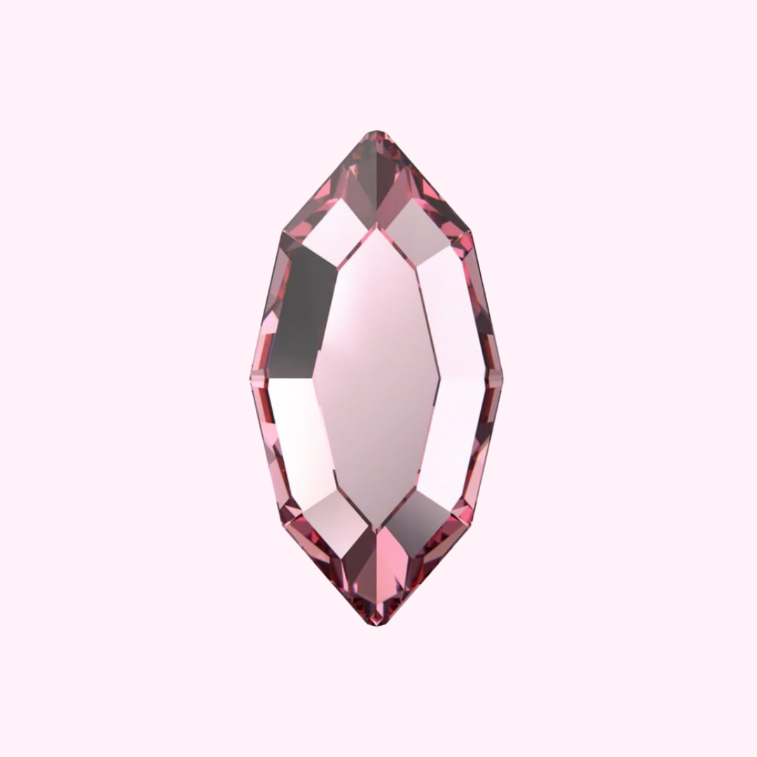 Cristal Swarovski® - Navette Light Rose